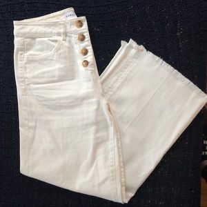 LOFT cropped wide leg pant